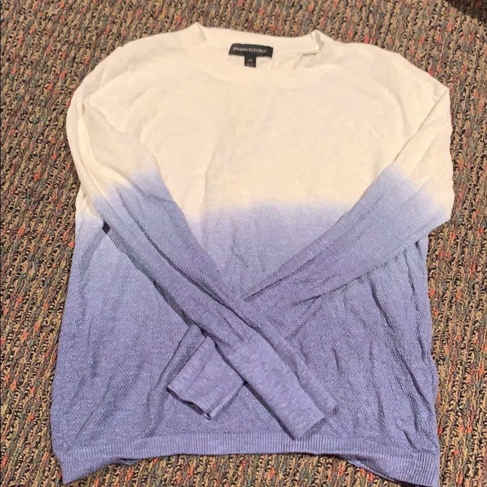Banana Republic Open Back Ombré Sweater